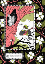 Spring Dogwood Risograph Print