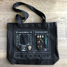 Inventory Tote Bag (black canvas)